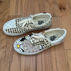 Vans Era Meadow Patchwork Multicolor Floral Sneakers women’s 8.5